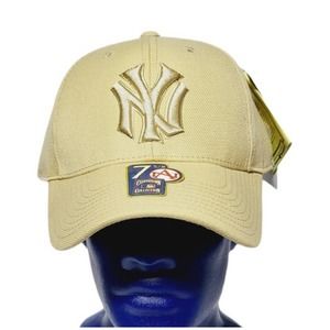 Embroidered New York Yankees Cooperstown Collection Fitted Cap 7 5/8 NEW